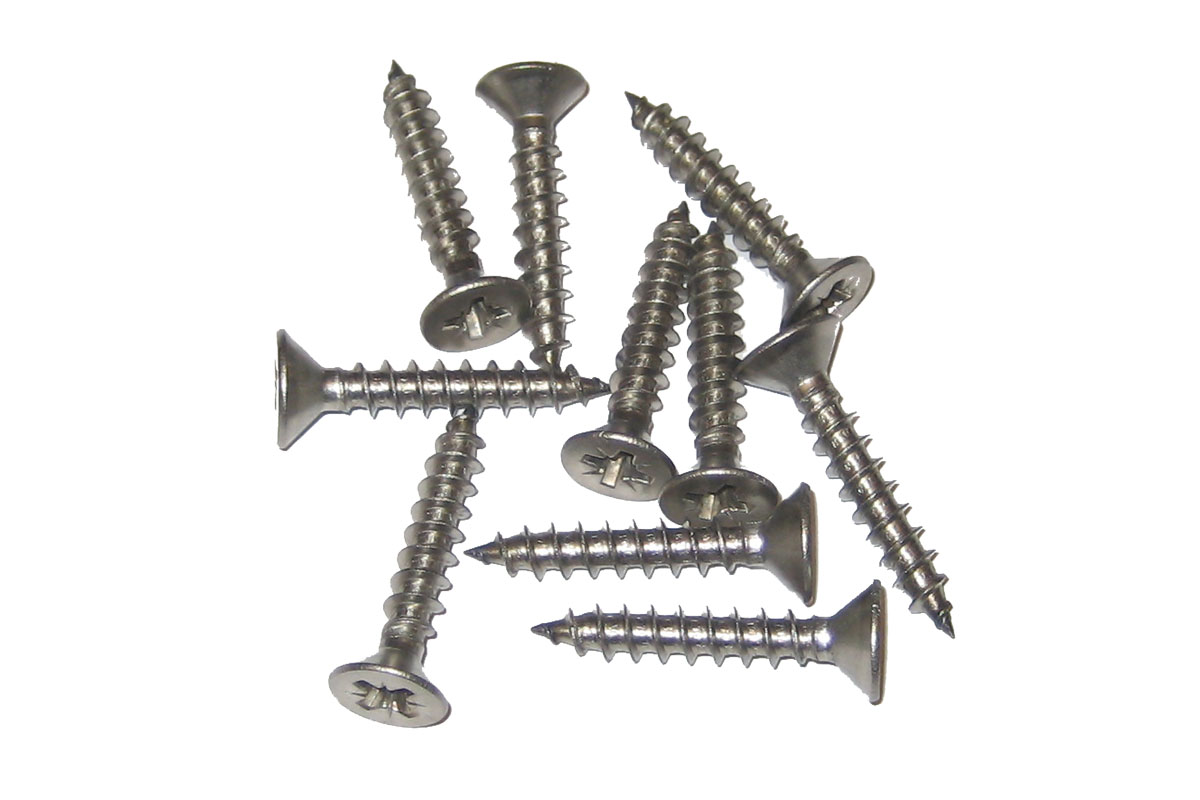 Skruvsats träskruv 6x35 RF 10 st
