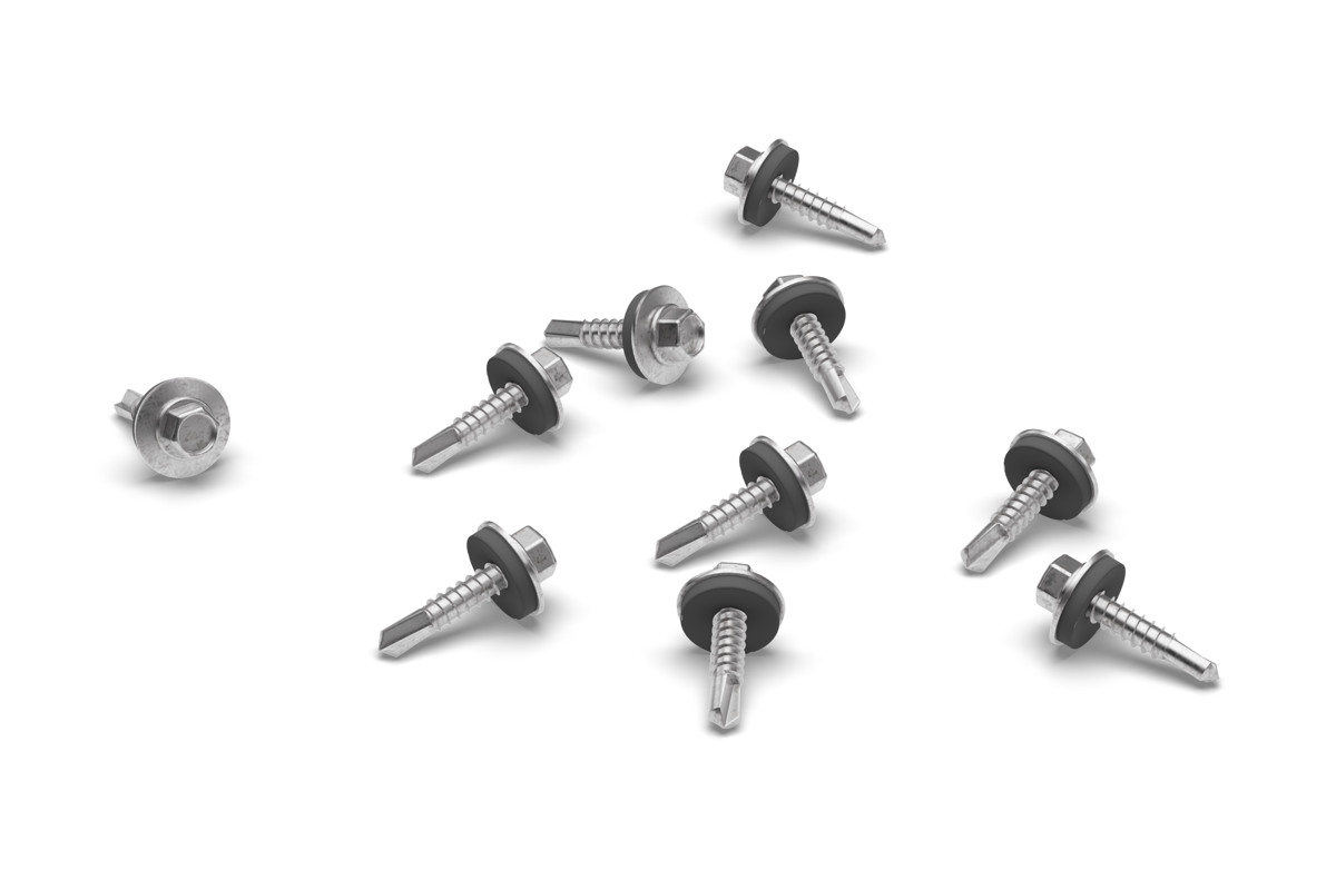 Skruvsats självb. 5,5x22 mm rf 10st